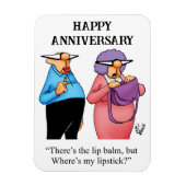 Funny Happy Jubileum Magnet Gift Magneet (Verticaal)