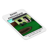 Funny Happy Jubileum Magnet Gift Magneet (Rechterzijde)