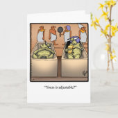 Funny Happy King Tut Day Kaart (Gele Bloem)