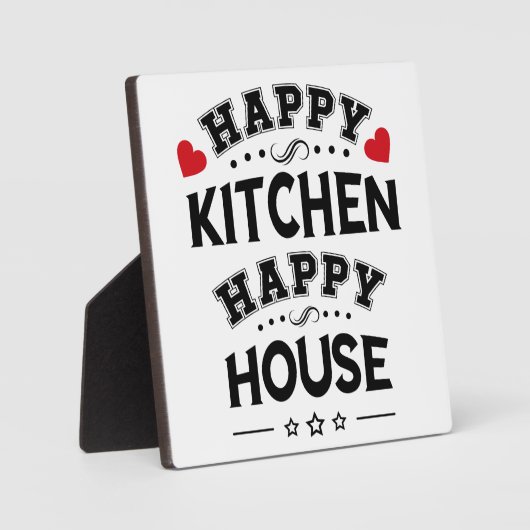 Funny Happy Kitchen Happy House Fotoplaat (Voorkant)