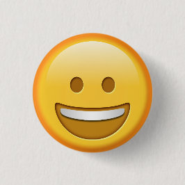 Funny Happy-knop Ronde Button 3,2 Cm