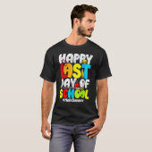 Funny Happy Last Day Of School Hello Summer Teache T-shirt (Voorkant volledig)