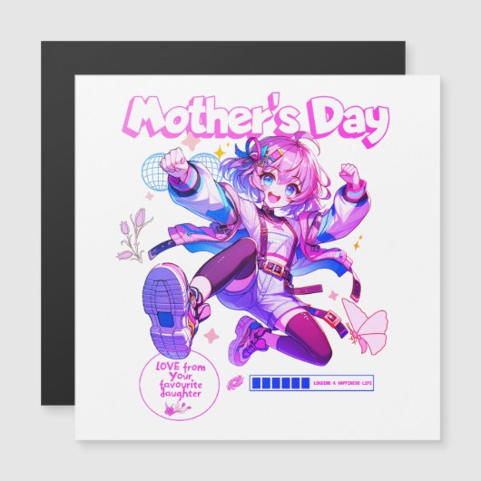 Funny Happy Moederdag | (Voorkant / Achterkant)