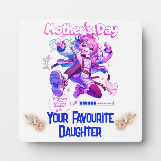 Funny Happy Moederdag | Fotoplaat (Voorkant)