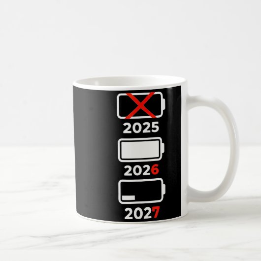 Funny Happy New Year 2026 2027 67 Meme Six Seven Koffiemok (Rechts)