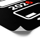 Funny Happy New Year 2026 2027 67 Meme Six Seven  Poster (Hoek)