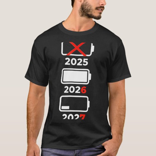 Funny Happy New Year 2026 2027 67 Meme Six Seven  T-shirt (Voorkant)