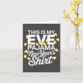 Funny Happy New Year 2026 This Is My New Year’s Ev Kaart (Gele Bloem)