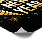 Funny Happy New Year Couple Matching Poster (Hoek)