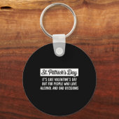 Funny Happy St Patricks Day Irish Shamrock Lucky M Sleutelhanger (Voorkant)