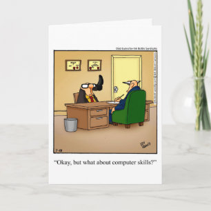 Funny Happy Techies' Day Wenskaart Kaart