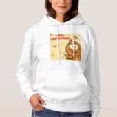 Funny Happy Thanksgiving Hoodie (Voorkant)