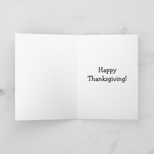 Funny Happy Thanksgiving Humor Wenskaart Feestdagen Kaart (Binnen)