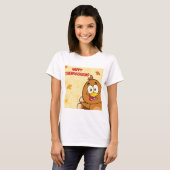 Funny Happy Thanksgiving T-shirt (Voorkant volledig)