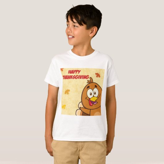Funny Happy Thanksgiving T-shirt (Voorkant volledig)
