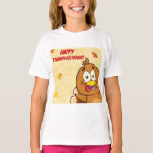 Funny Happy Thanksgiving T-shirt (Voorkant)