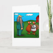 Funny Happy Thanksgiving Wenskaart Feestdagen Kaart (Voorkant)