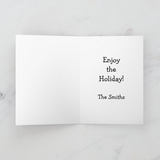 Funny Happy Thanksgiving Wenskaart Feestdagen Kaart (Binnen)