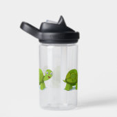 Funny Happy Tortoise Cartoon Waterfles (Rechts)