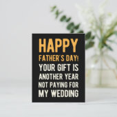 Funny Happy Vaderdag Feestdagenkaart (Staand voorkant)