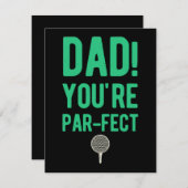 Funny Happy Vaderdag Feestdagenkaart (Voorkant / Achterkant)