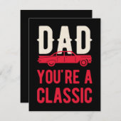 Funny Happy Vaderdag Feestdagenkaart (Voorkant / Achterkant)