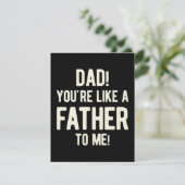 Funny Happy Vaderdag Feestdagenkaart (Staand voorkant)