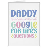 Funny Happy Vaderdag Wenskaart (Voorkant)