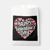 Funny Happy Valentijnsdag Hart Liefde Valentijn Bedankzakje (Voorkant)