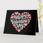 Funny Happy Valentijnsdag Hart Liefde Valentijn Kaart (Gele Bloem)