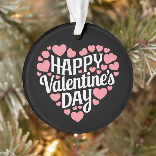 Funny Happy Valentijnsdag Hart Liefde Valentijn Ornament (Boom)