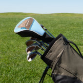 Funny happy walrus cartoon illustratie golfheadcover (Insitu)