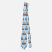 Funny happy walrus cartoon illustratie stropdas (Voorkant)