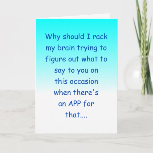 funny happy wedding anniversary kaart (Voorkant)