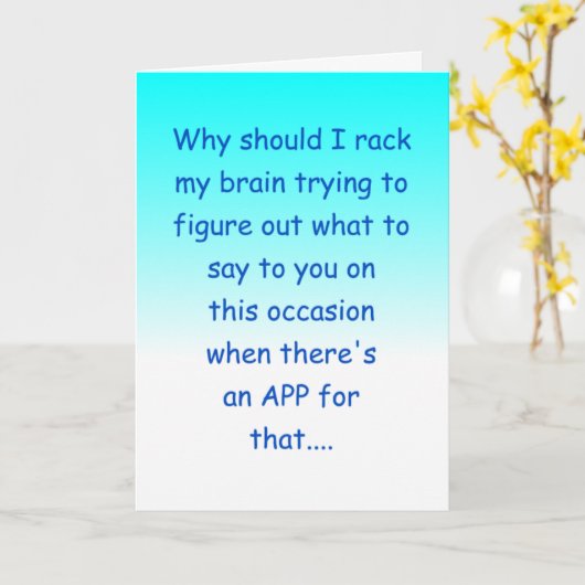 funny happy wedding anniversary kaart (Gele Bloem)