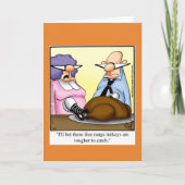 Funny Hapy Thanksgiving Day Card Feestdagen Kaart (Voorkant)