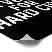 Funny Hard Cider  Poster (Hoek)