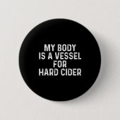 Funny Hard Cider Ronde Button 5,7 Cm (Voorkant)