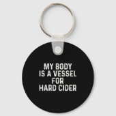 Funny Hard Cider Sleutelhanger (Voorkant)