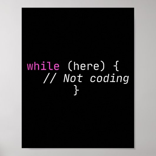 Funny Hard Working Devops Programming C# Poster (Voorkant)