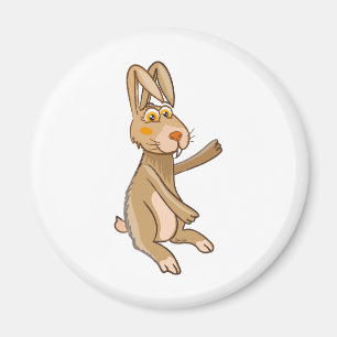 Funny Hare Magneet