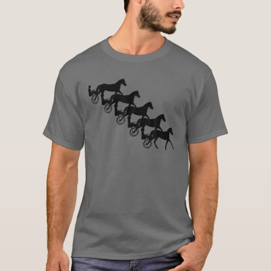 Funny Harness Horse Racing Gift Mannen Women Cool  T-shirt (Voorkant)