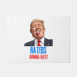Funny Haters gaan een hekel hebben aan het citeren Deurmat