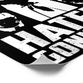Funny Haters Gonna Hate President Donald Trump Poster (Hoek)