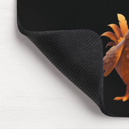 Funny Haunted Chicken F-caw-f Tee Muismat (Hoek)