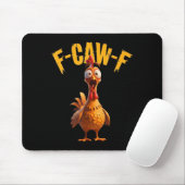 Funny Haunted Chicken F-caw-f Tee Muismat (Met muis)