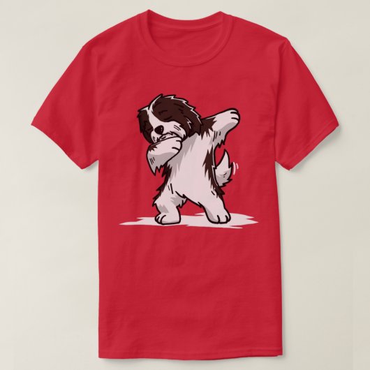 Funny Havanese Dabbing Dog Dab Dance 1 T-shirt (Design voorkant)