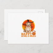 Funny Havanese Dog Halloween Happy Briefkaart (Voorkant / Achterkant)