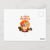 Funny Havanese Dog Halloween Happy Briefkaart (Achterkant)