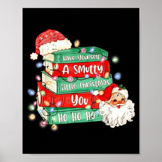 Funny Have Yourself A Smutty Little Christmas Book Poster (Voorkant)